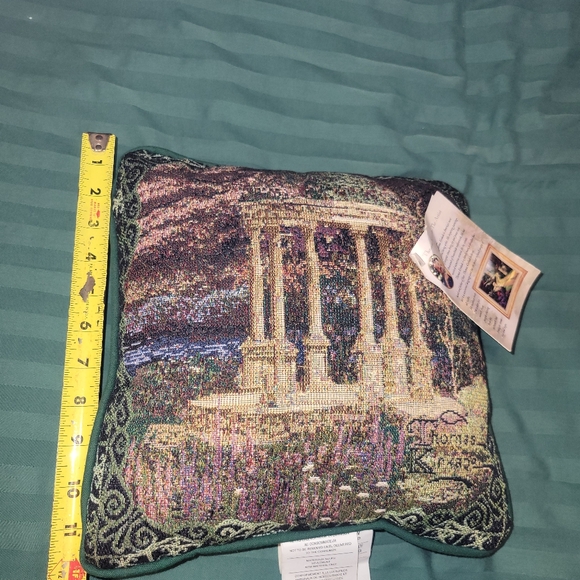 Thomas Kinkade "Garden Gazebo" Pillow - Picture 3 of 8